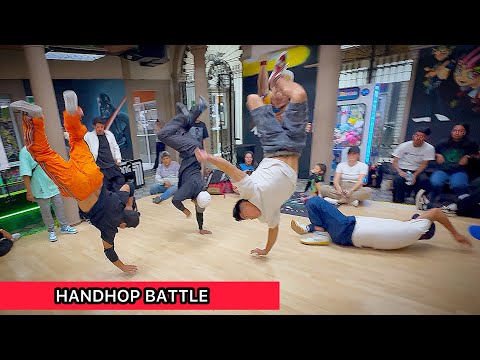 [HANDHOPS BATTLE] B-Boy Evo - James - Mamba - Yombok - Gallo | QUE BUENAS BATTLES | Frikiplaza SLP