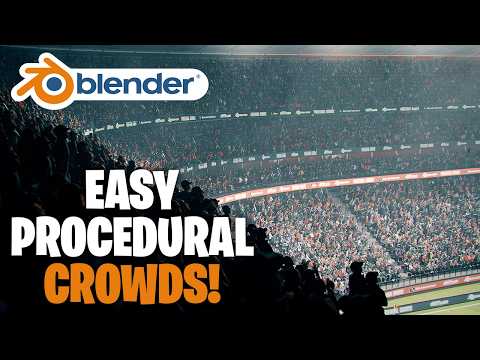 Procedural Crowds - Simulate Realistic Crowds in Blender