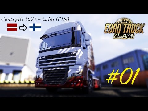 Euro Truck Simulator 2: Promods 2.1: Ventspils (LV) - Lahti (FIN) [Timelapse]