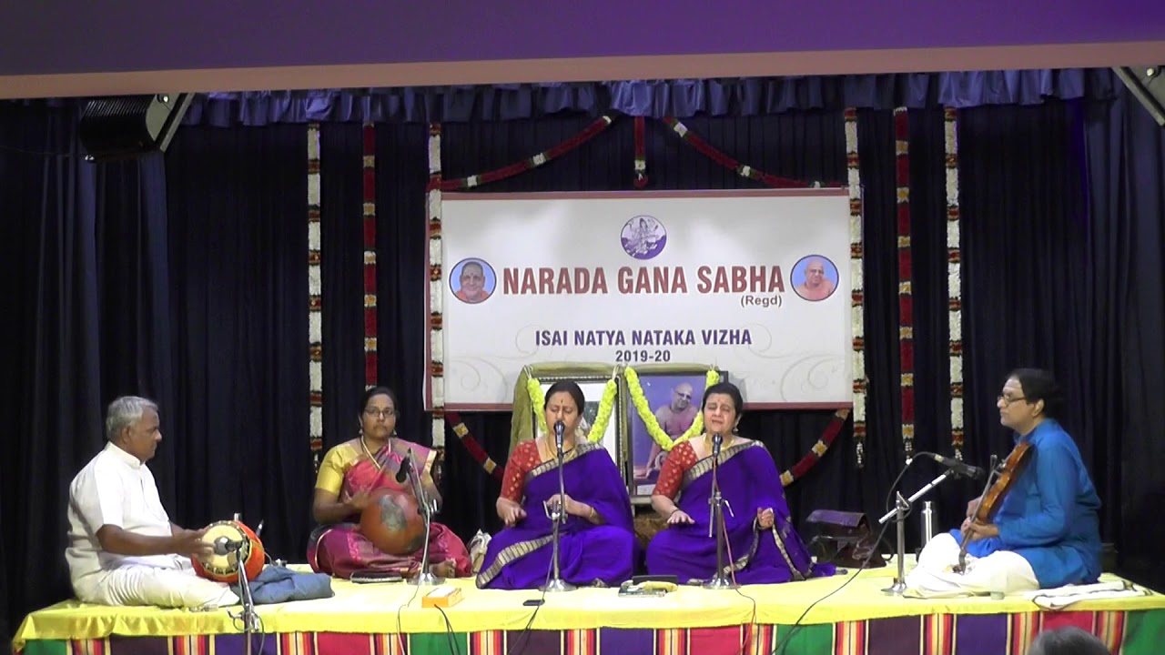 Isai Natya Nataka Vizha | Carnatic Vocal Saralaya Sisters Kavitha & Triveni | 2019 NGS Mini