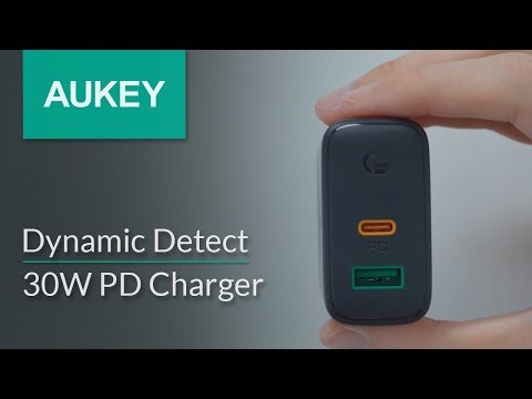 Aukey PA-D1 įkroviklis 1x USB-A 1x USB-C 5,4 A (aukey_20200512124033) video
