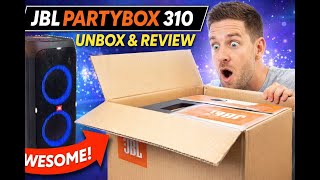 JBL PartyBox 310 Unboxing & Review | Massive Bass, Lights & Party Test 🔊🎉