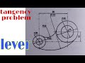 tangency problem, how to construct a lever