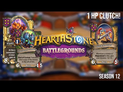 We thought we lost this game... 1hp clutch! | Hearthstone Battlegrounds | Season 12