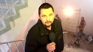 Altes Treppenhaus renovieren Beispiele -  Betontreppe abschleifen und spachteln - Stein Doktor