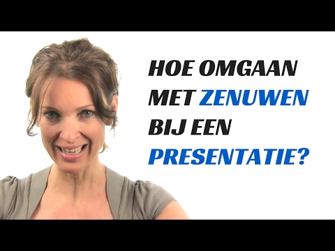 Omgaan met zenuwen bij een presentatie