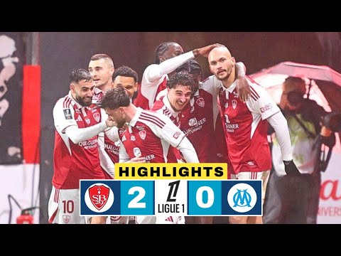 Brest vs Marseille 0-2 Resumé | Ludovic Ajorque Goals | Ligue 1 Highlights | Brest- OM