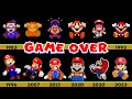 Evolution Of Super Mario Death Animations And Game Over Screens 1983 2023 Game And LEGO
