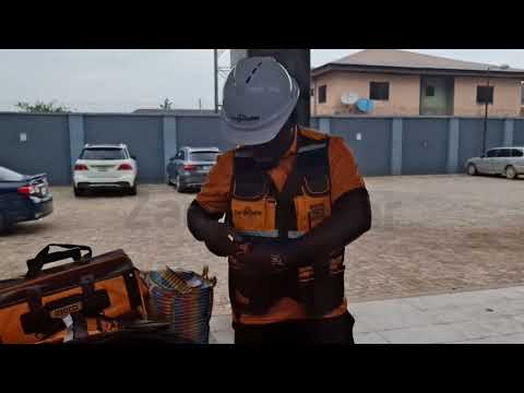 50KVA Solar Power Plant at Abraka. Startup process.