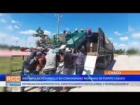INDI impulsa desarrollo en comunidades indígenas de Puerto Casado