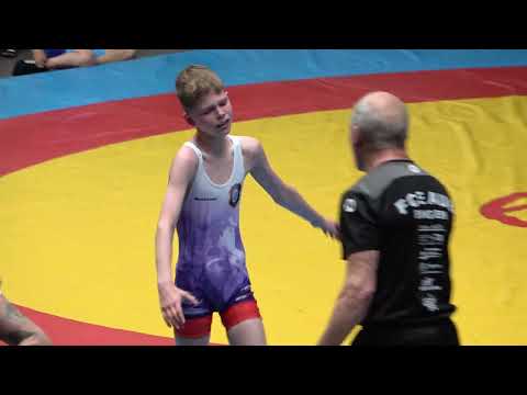 Wrestling / Ringen Erzgebirgscup 2025, Greco, Jugend C (U12), 40 kg, Georgi - Schmidt