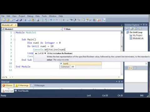 Visual Basic Tutorial   30   Do Until Loop ‏