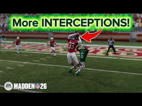 How to get more INTERCEPTIONS in Madden 26!