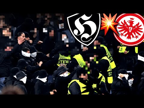 Flying firecrackers, arrests, and provocations! (AS Roma vs. Frankfurt)