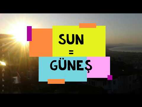 Turkish Vocabs - The Sky