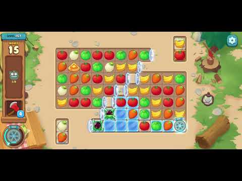 We Bare Bears Match3 Repairs Level 157 - No Boosters