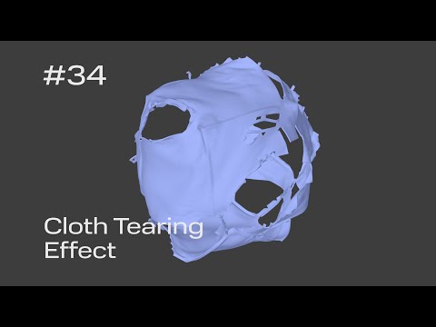 Cinema 4D Quick Tip #34 - Cloth Tearing Effect (Project File on Patreon)