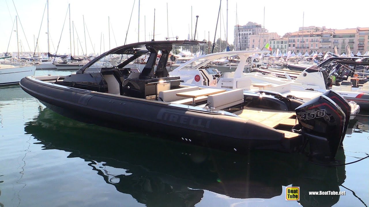 Pirelli 42 Inflatable Boat - Walkaround Tour - 2021 Cannes Yachting Festival
