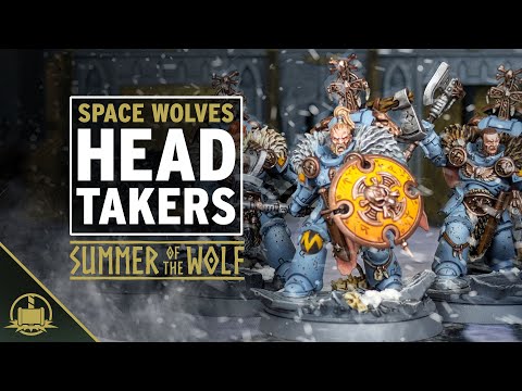 Let's paint Space Wolf Head Takers!