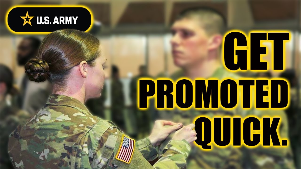 FAST Promotion from Private to Sergeant First Class | Don't get left behind.