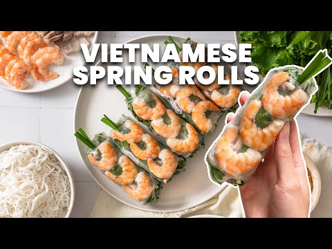How to Make Authentic Vietnamese Pork and Shrimp Spring Rolls (Goi Cuon Recipe)