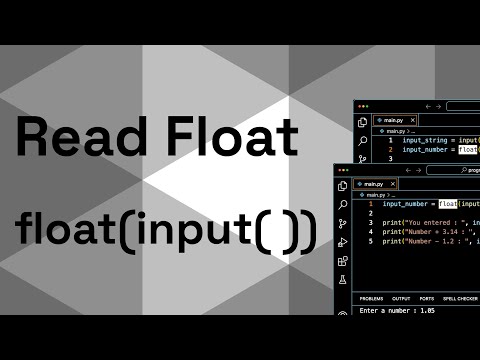 How To Get A Float Input In Python