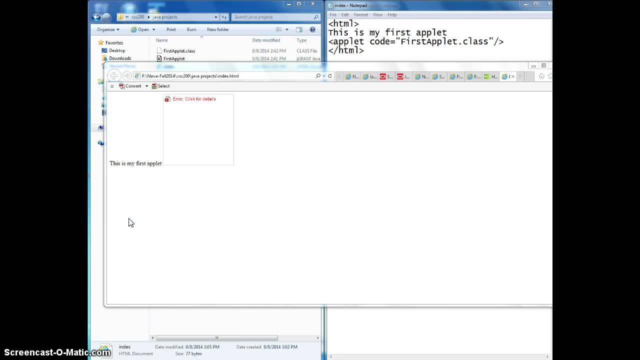 Introduction to Java Applet