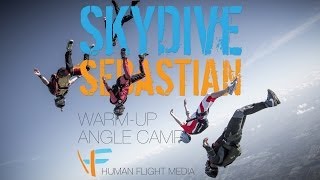 preview picture of video 'Angle Flying - Warm-up Camp - Skydive Sebastian'