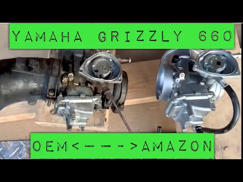 Yamaha Grizzly 660 Carburetor Replacement  (Amazon!!) with review. How to: remove & install