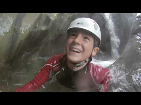 Fiume Ciafurle, Claut , Pn. Canyoning Be Free summercamp
