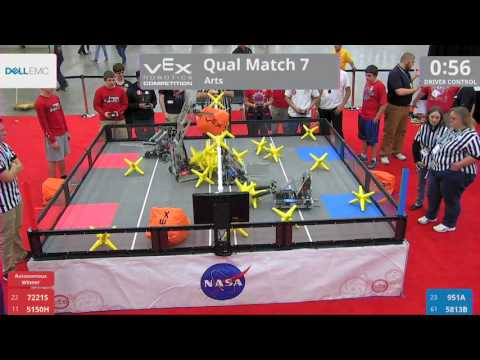 2017 VRC Arts Q7 - 7221S 5150H vs 951A 5813B - 23 to 20