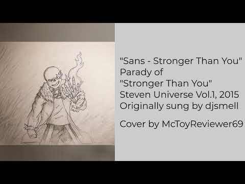 Cover  Sans Stronger Than you Parody,  Undertale (McToyReviewer69)