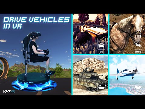 VR Vehicle HUB on the KAT Walk C 2+ Walk / Sit / Drive / Ride in VR