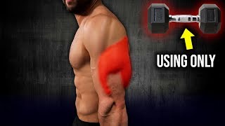 7min Home TRICEPS Workout For Muscle Mass (USING ONLY DUMBBELLS!!)