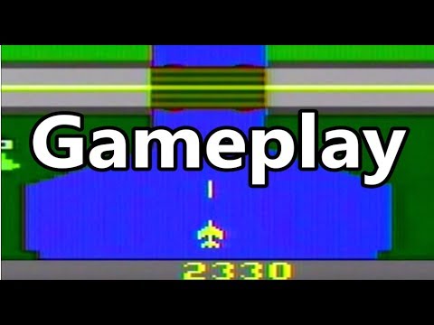 River Raid Atari 2600 Gameplay