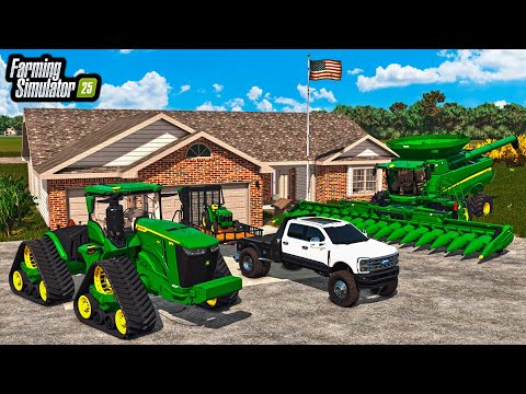 BUILDING THE "BEST" MILLIONAIRE FARM! (JOHN DEERE + LIFTED TRUCK) | FS25