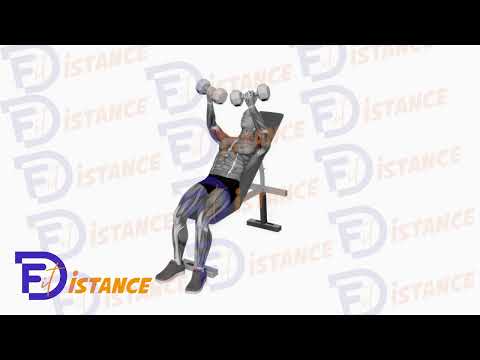 Écartés inclinés avec haltères et rotation interne à la fin - Exercice Écartés inclinés avec haltères et rotation interne à la fin en vidéo