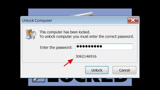 Lock My PC Password is 4521