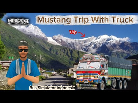 Mustang Trip With Truck🚛| Bus Simulator Indonesia| Mini Vlog ❤️