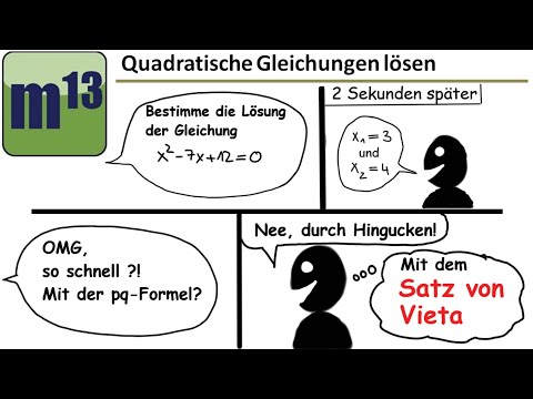 Vieta's formulas - derivation and examples for quickly solving quadratic equations