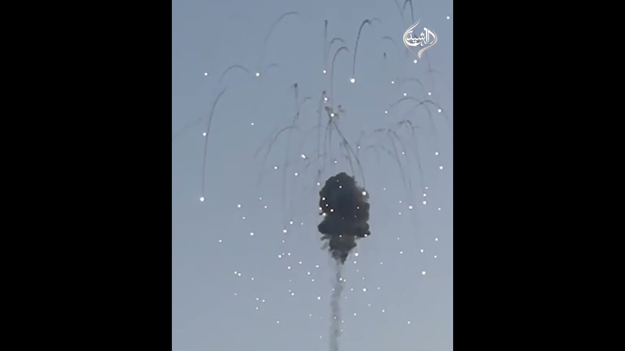 فيديو | لحظة إسقاط مسيرة في سماء أربيل قبل قليل
