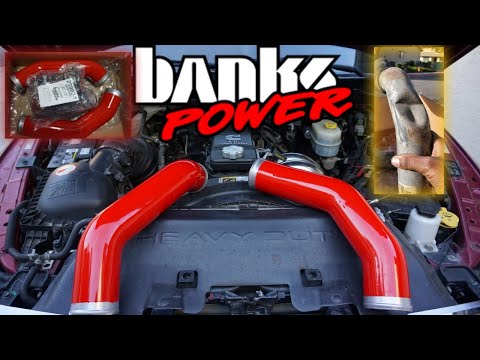 BANKS POWER INTERCOOLER PIPES INSTALLED ON MY 6.7 CUMMINS || MUCH NEEDED!!