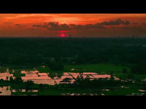 When nature waves the flag of our Bangladesh.| Tawhid Shahriar