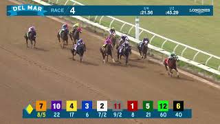 Des Doigts wins race 4 at Del Mar 8/20/26