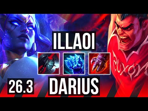 ILLAOI vs DARIUS (TOP) | EUW Master | 26.3