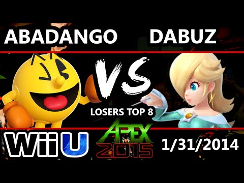 Apex 2015 - Dabuz (Rosalina) Vs. Abadango (Pac-Man) - Losers Top 8 - Smash Wii U