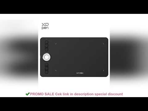 XPPen Deco 02 Graphics Drawing Tablet Pen Tablet with P06 Battery-Free Passive Stylus and Shortcut K