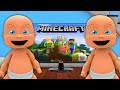 Baby Plays MINECRAFT