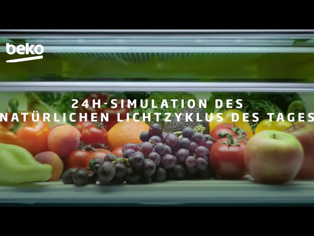 Video teaser for Beko Kühlschrank mit HarvestFresh