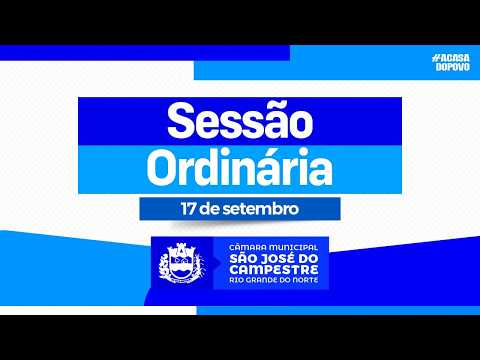 Sessão  Ordinária 17/09/2026